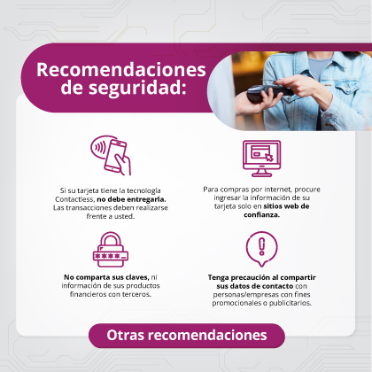 Recomendaciones de seguridad