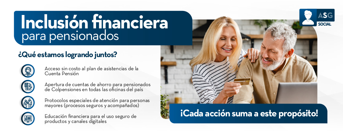 Inclusión financiera para pensionados